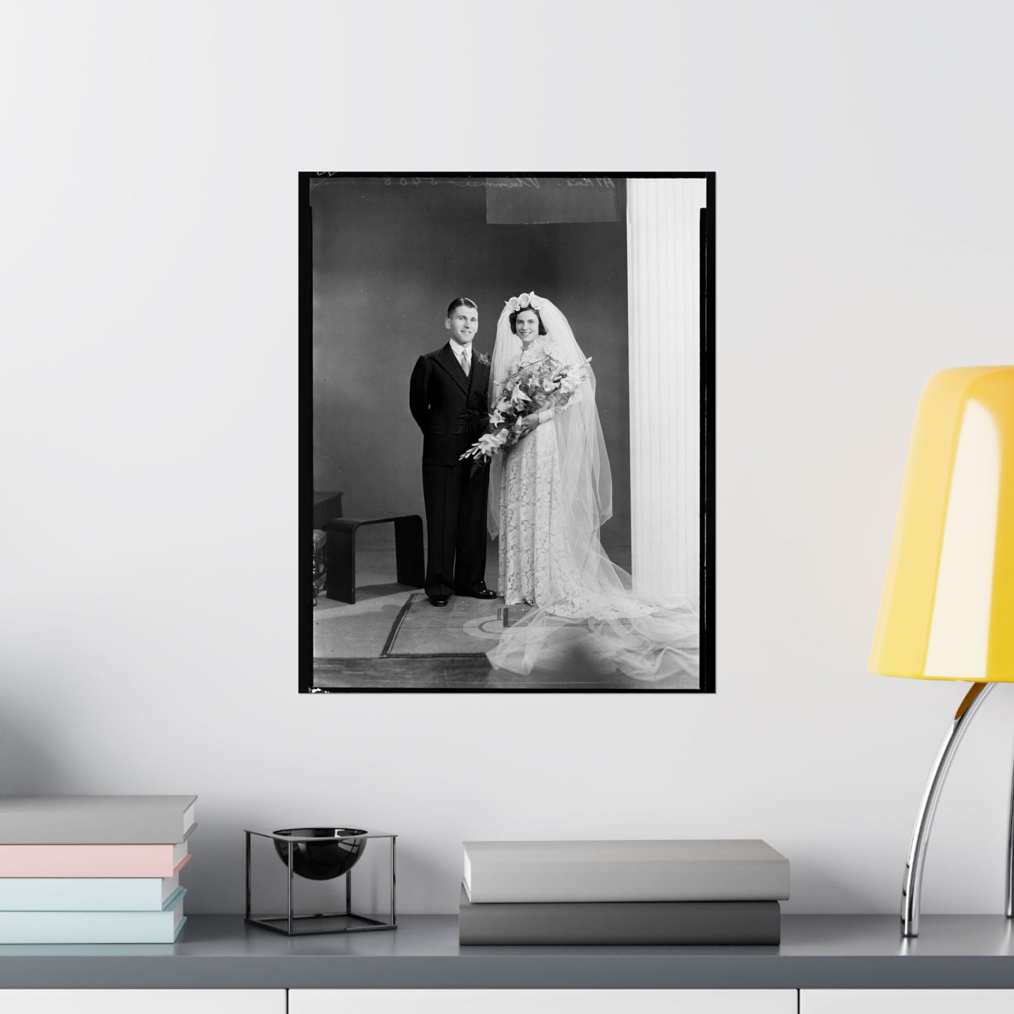 Atkins-Plummer wedding: the bride and groom High Quality Matte Wall Art Poster for Home, Office, Classroom