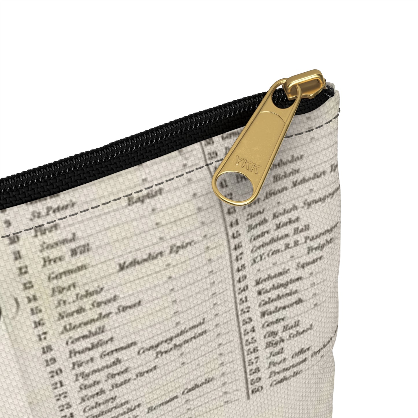 Map of the city of Rochester : from Cornells' Maps : to accompany Boyd's Rochester and six county directory / Large Organizer Pouch with Black Zipper