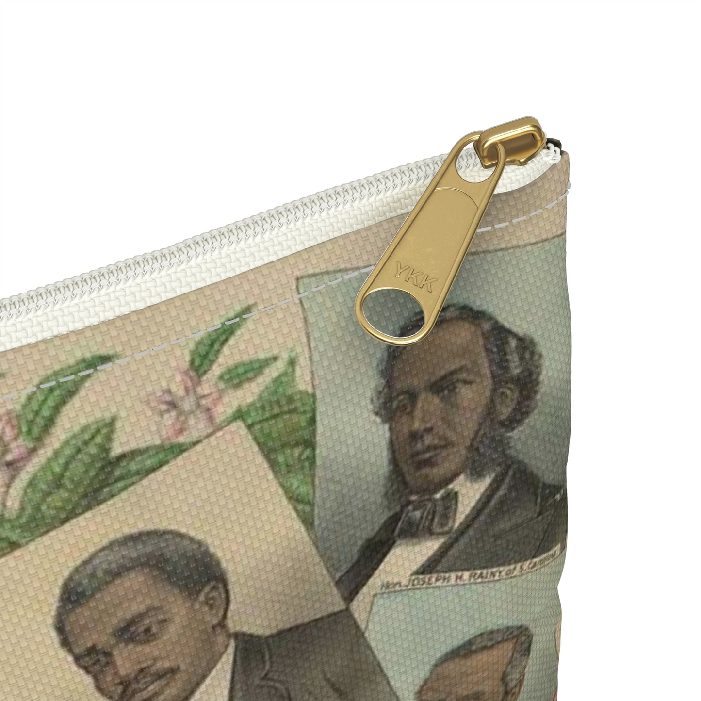 From the plantation to the Senate Large Organizer Pouch with Black Zipper