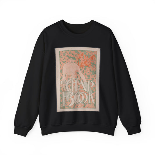 The Chap-book No. 4: May. - Public domain book illustration Black Heavy Blend Adult Crew Neck SweatShirt