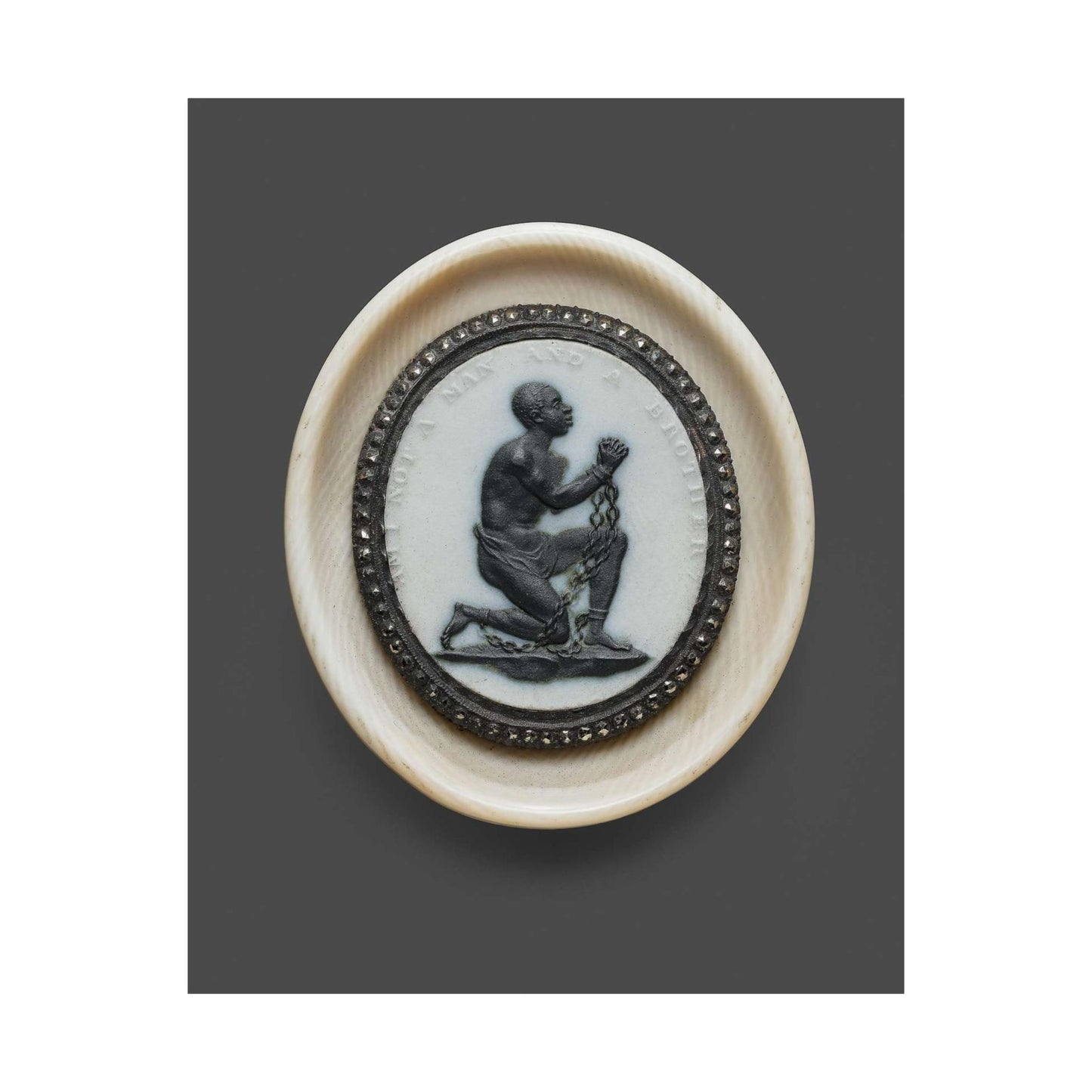 Anti-Slavery Medallion, Wedgwood porcelain manufactory, England High Quality Matte Wall Art Poster for Home, Office, Classroom