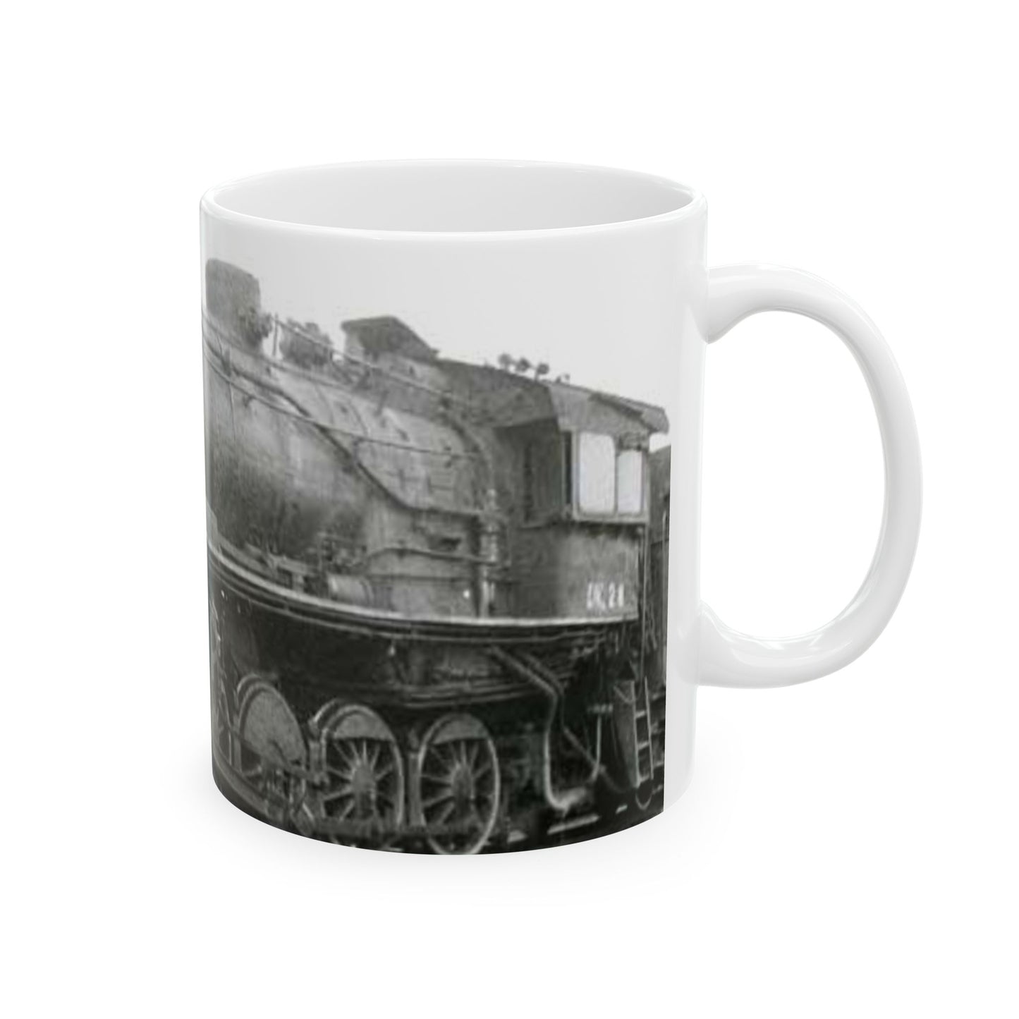 China Railways DK1 2x - Steam locomotive, Public domain image Beautiful Novelty Ceramic Coffee Mug 11oz