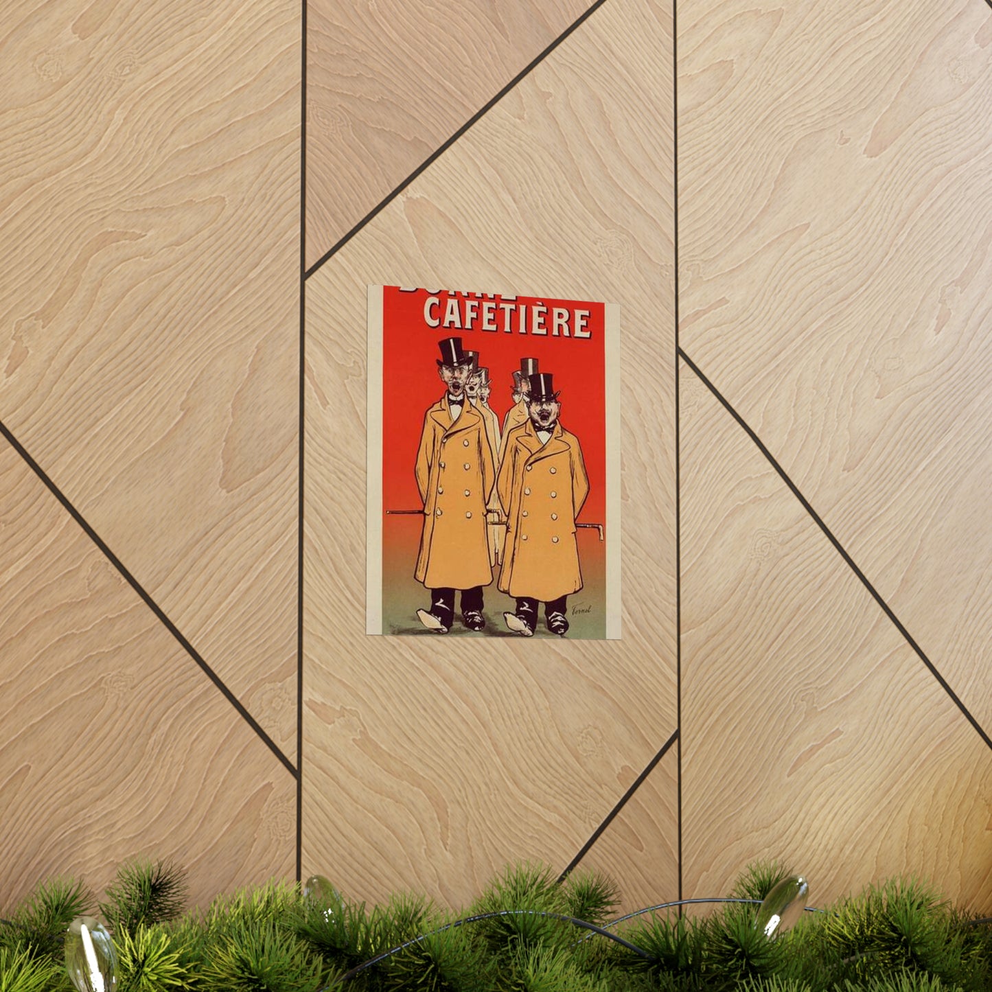 Affiche pour la "Chicorée Bonne Cafetière". High Quality Matte Wall Art Poster for Home, Office, Classroom