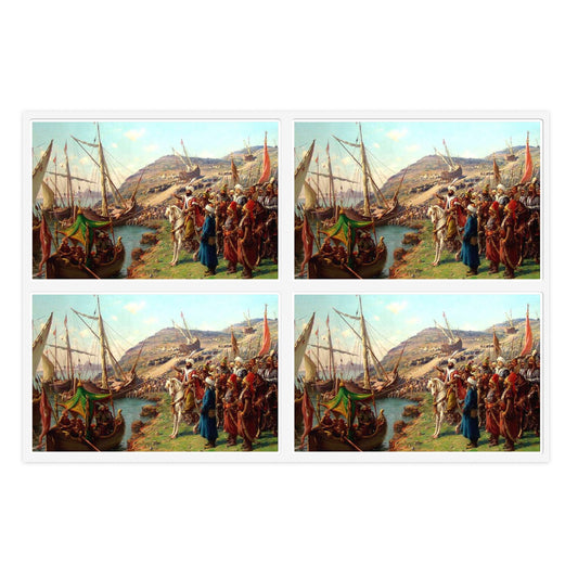 Kusatma Zonaro - Public domain scan / painting Laminated UV Protective Vinyl Stickers