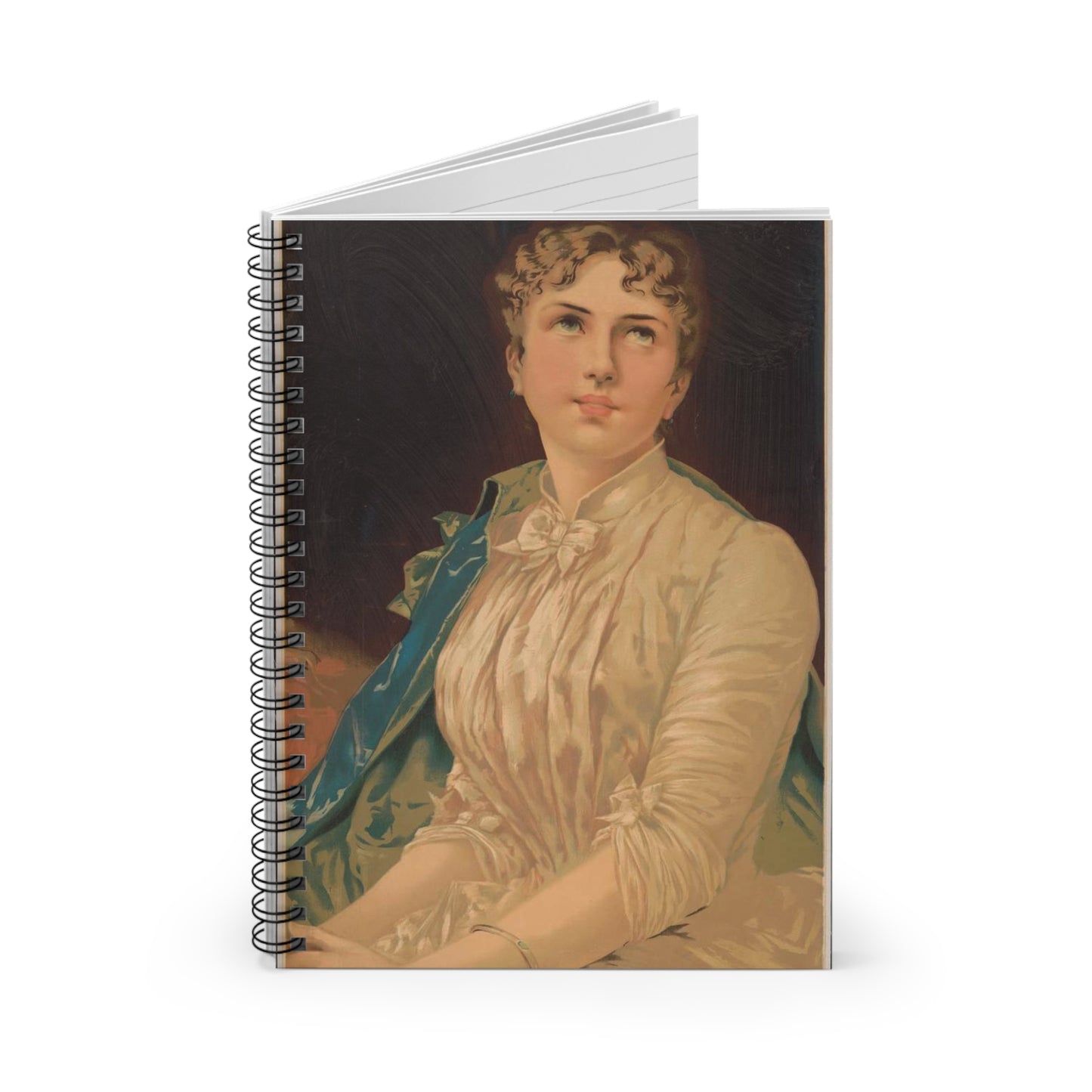 Devotion - Print, Library of Congress collection Spiral Bound Ruled Notebook with Printed Cover