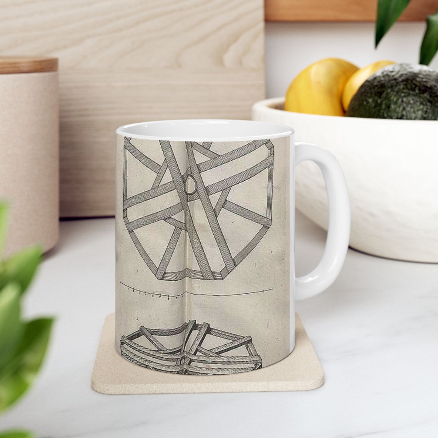 Patent Drawing of Engine - Fotothek df tg 0002625 Architektur ^ Bauwesen ^ Kran ^ Tragwerk Public domain  image Beautiful Novelty Ceramic Coffee Mug 11oz