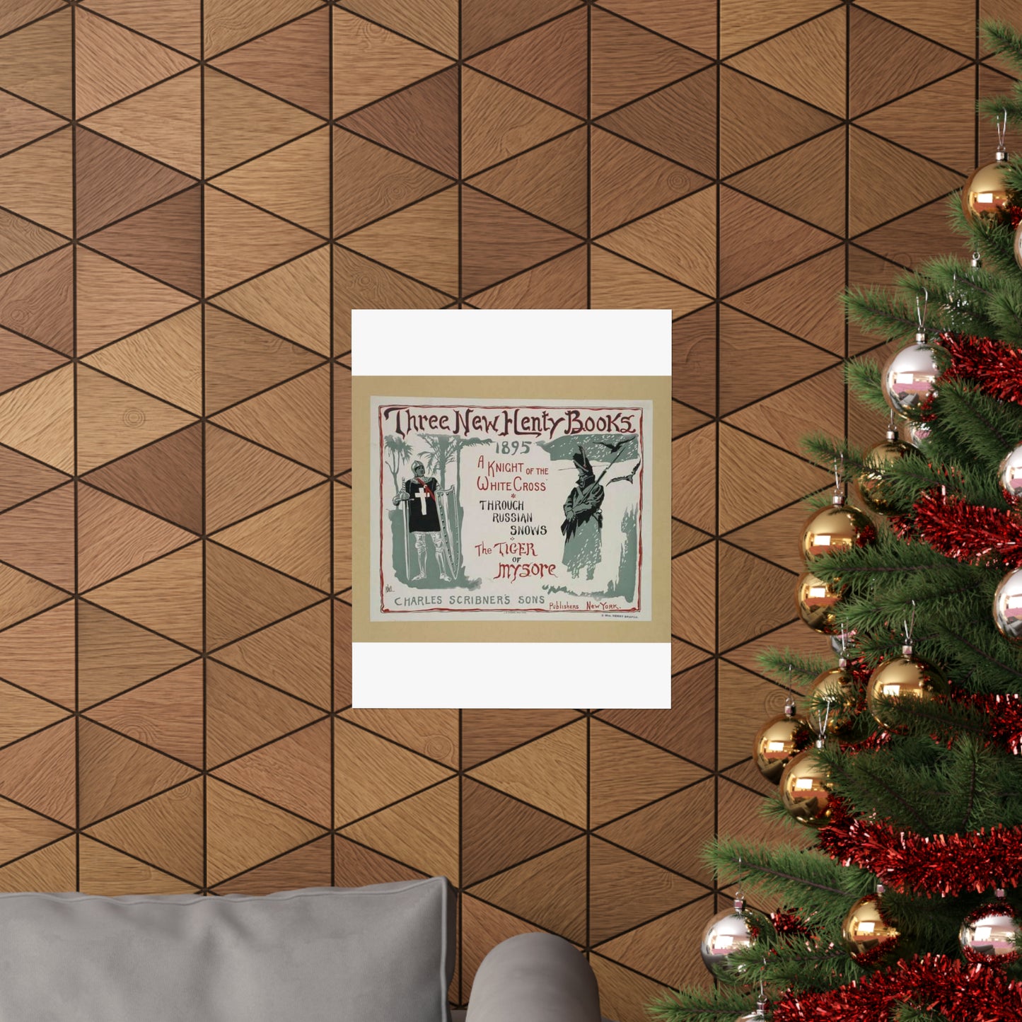 Three new Henty books., Art Nouveau Poster High Quality Matte Wall Art Poster for Home, Office, Classroom