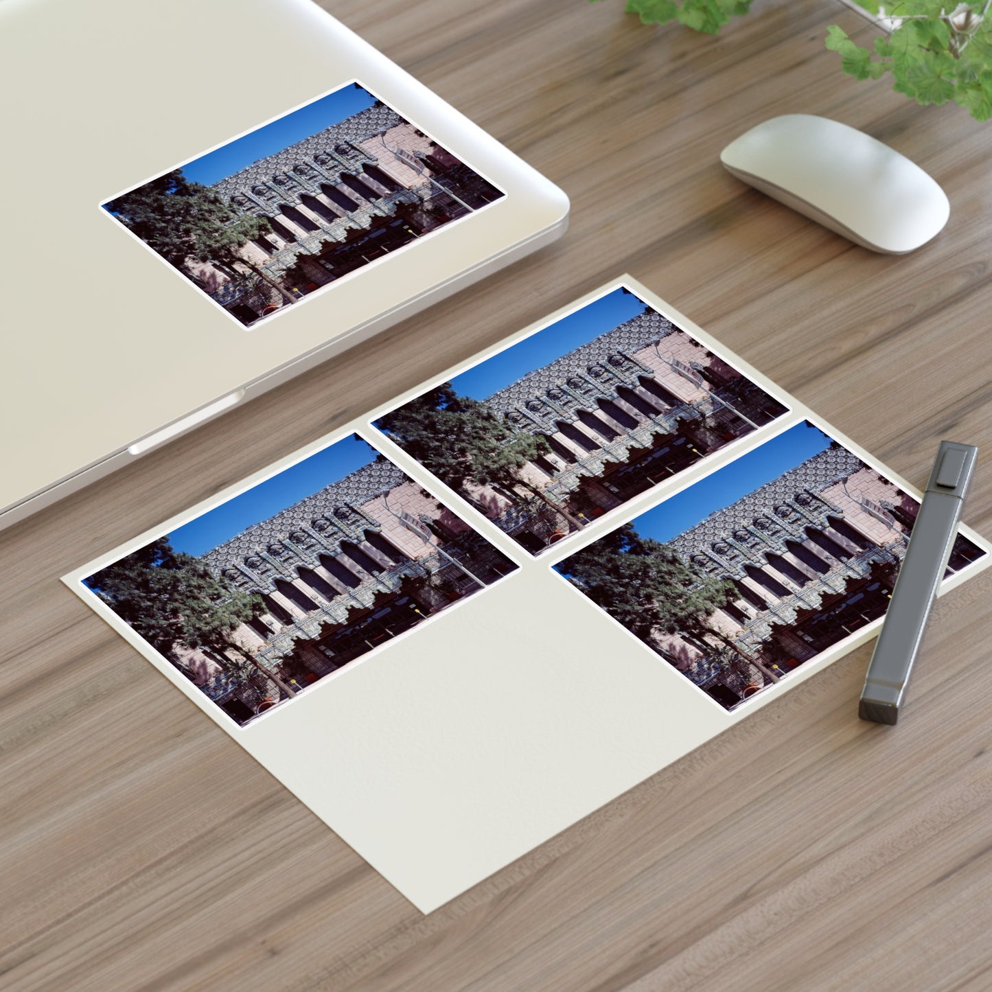 Photographs of buildings in Los Angeles, California and the surrounding area Laminated UV Protective Vinyl Stickers