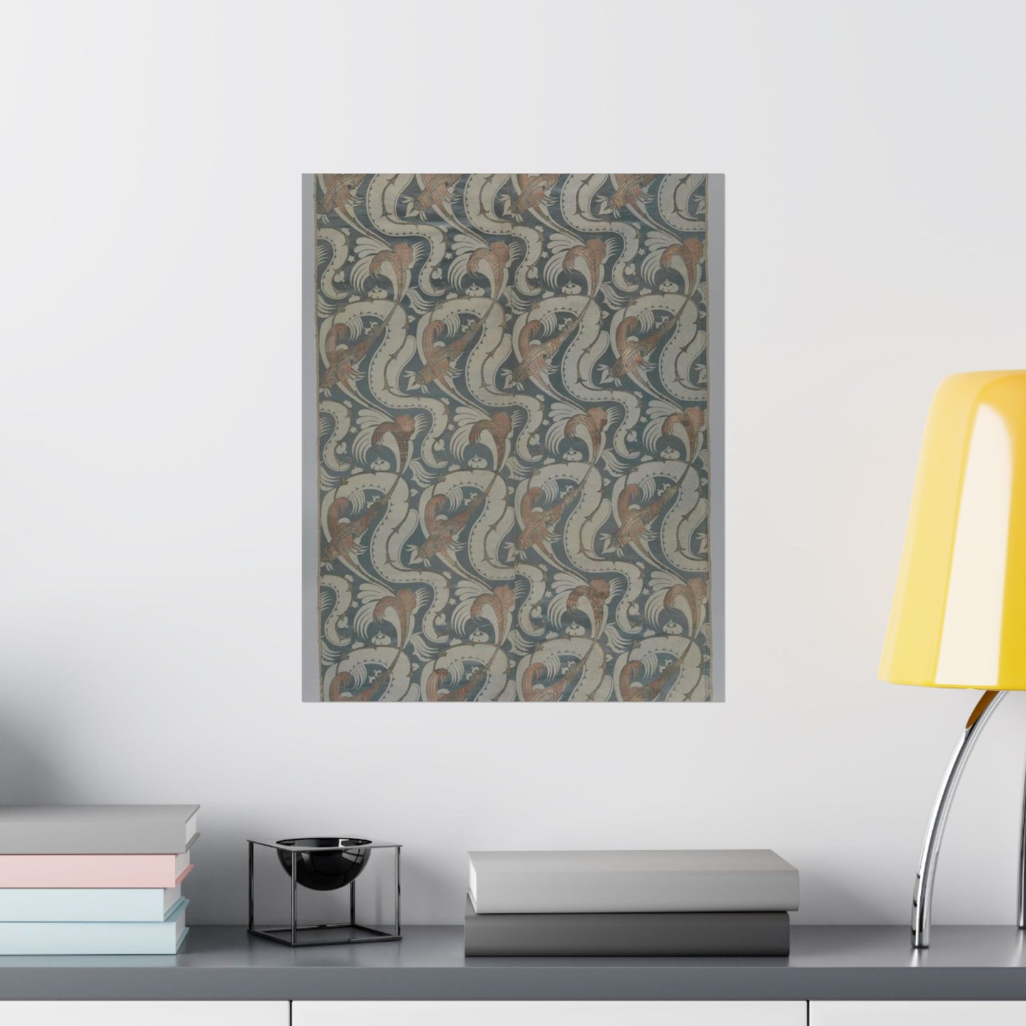 Length of bizarre silk - Public domain dedication museum photo High Quality Matte Wall Art Poster for Home, Office, Classroom
