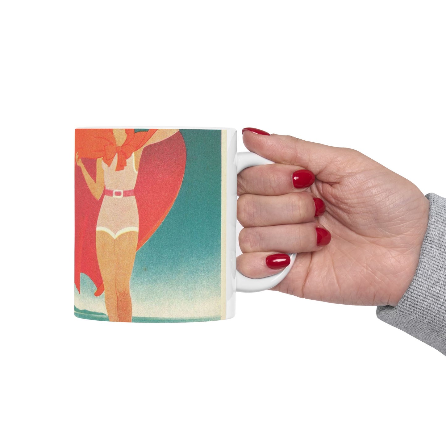 Jupp Wiertz - Zoppot, das Weltbad an der Ostsee Beautiful Novelty Ceramic Coffee Mug 11oz