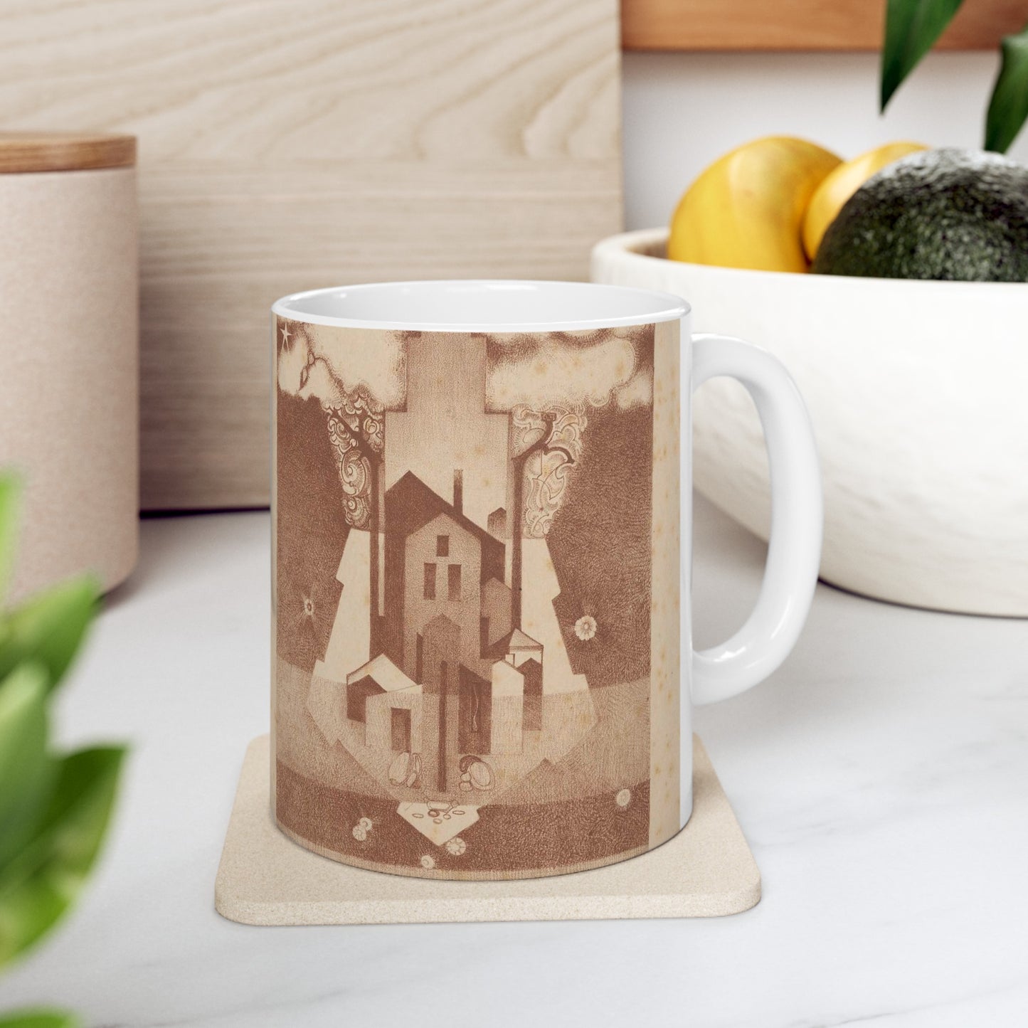 Jac Jongert - Decoratief ontwerp voor een fabriek Beautiful Novelty Ceramic Coffee Mug 11oz