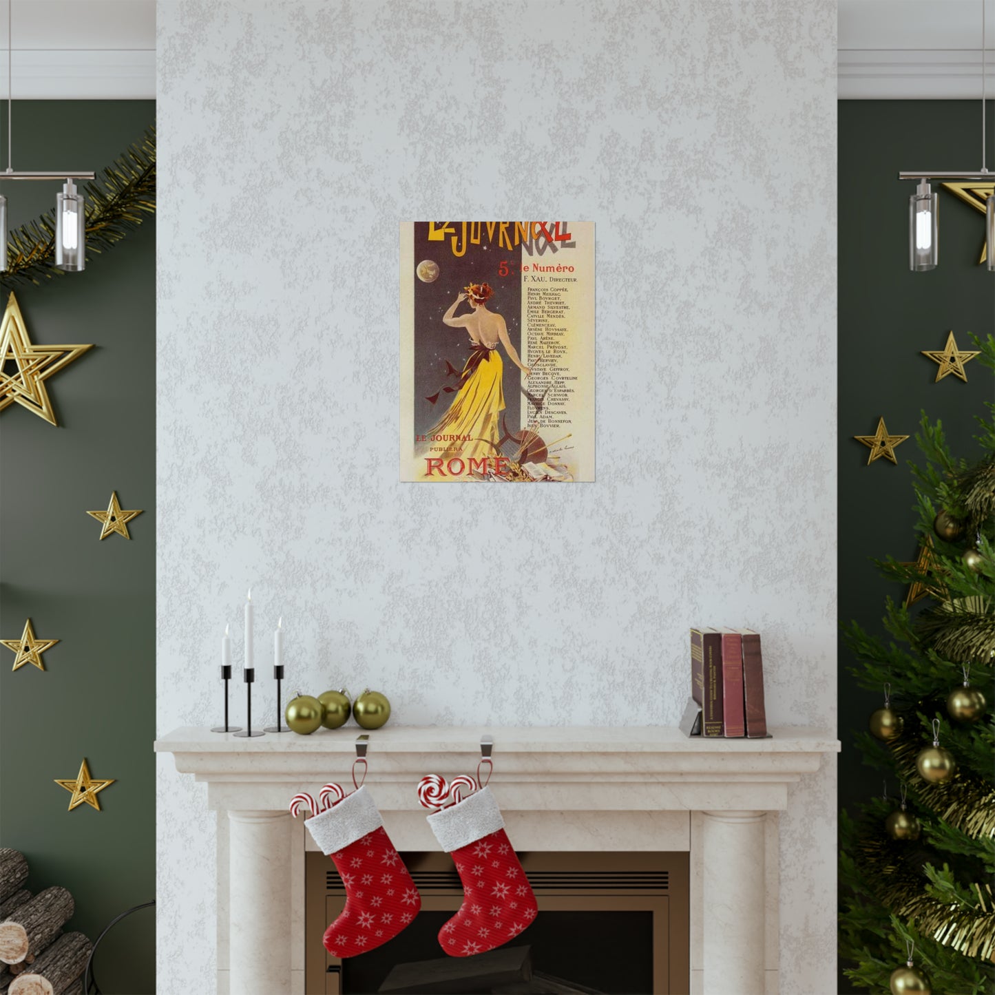Affiche pour annoncer la publication de "Rome" dans Le Journal. High Quality Matte Wall Art Poster for Home, Office, Classroom