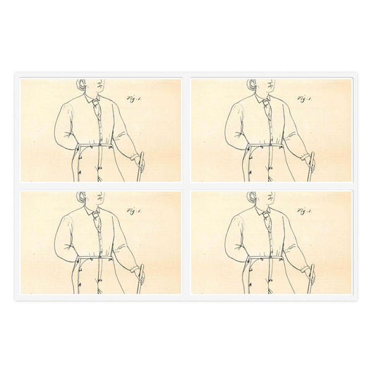 Patent Case File No. 139,121, Improvement in Fastening Pocket Openings, Inventor- Jacob W. Davis - DPLA - afb017b06366ded5b3d9735cb413b735 (page 28) Laminated UV Protective Vinyl Stickers