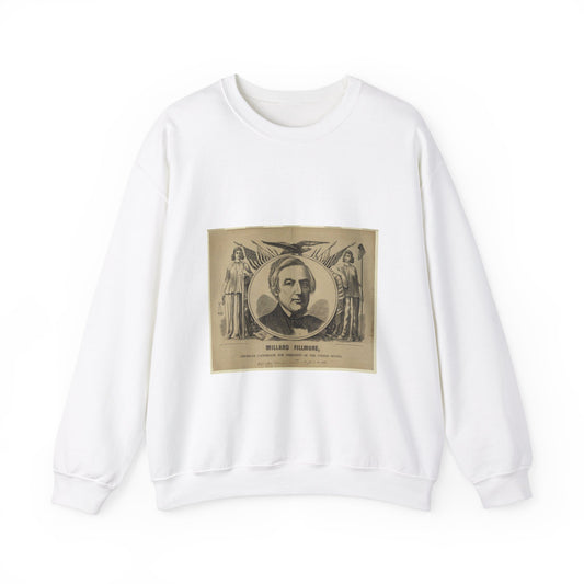 Millard Fillmore, American candidate for president of the United States White Heavy Blend Adult Crew Neck SweatShirt