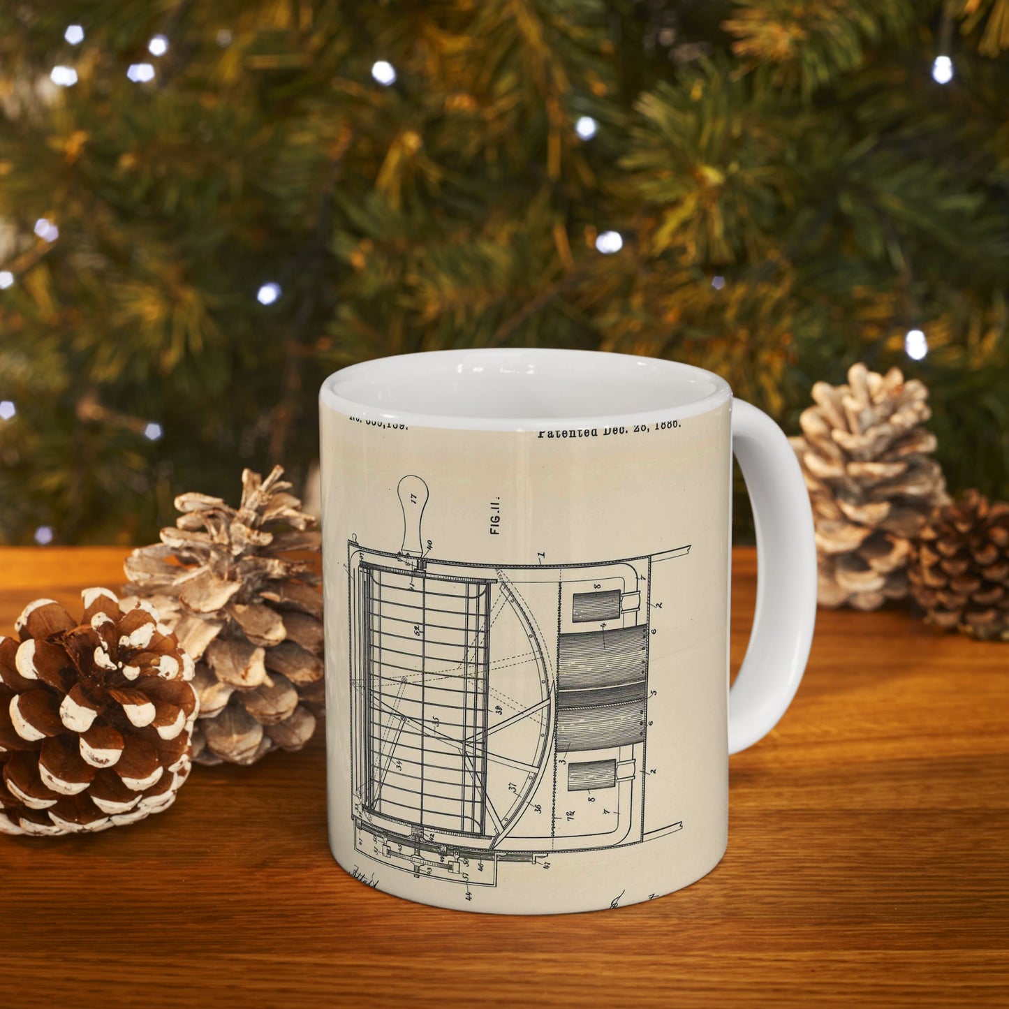 Patent Case File No. 355,139, Dish Washing Machine, Inventor Josephine G. Cochran - DPLA - 1a806ea5879c9a272713bca02da1a760 (page 56) Beautiful Novelty Ceramic Coffee Mug 11oz