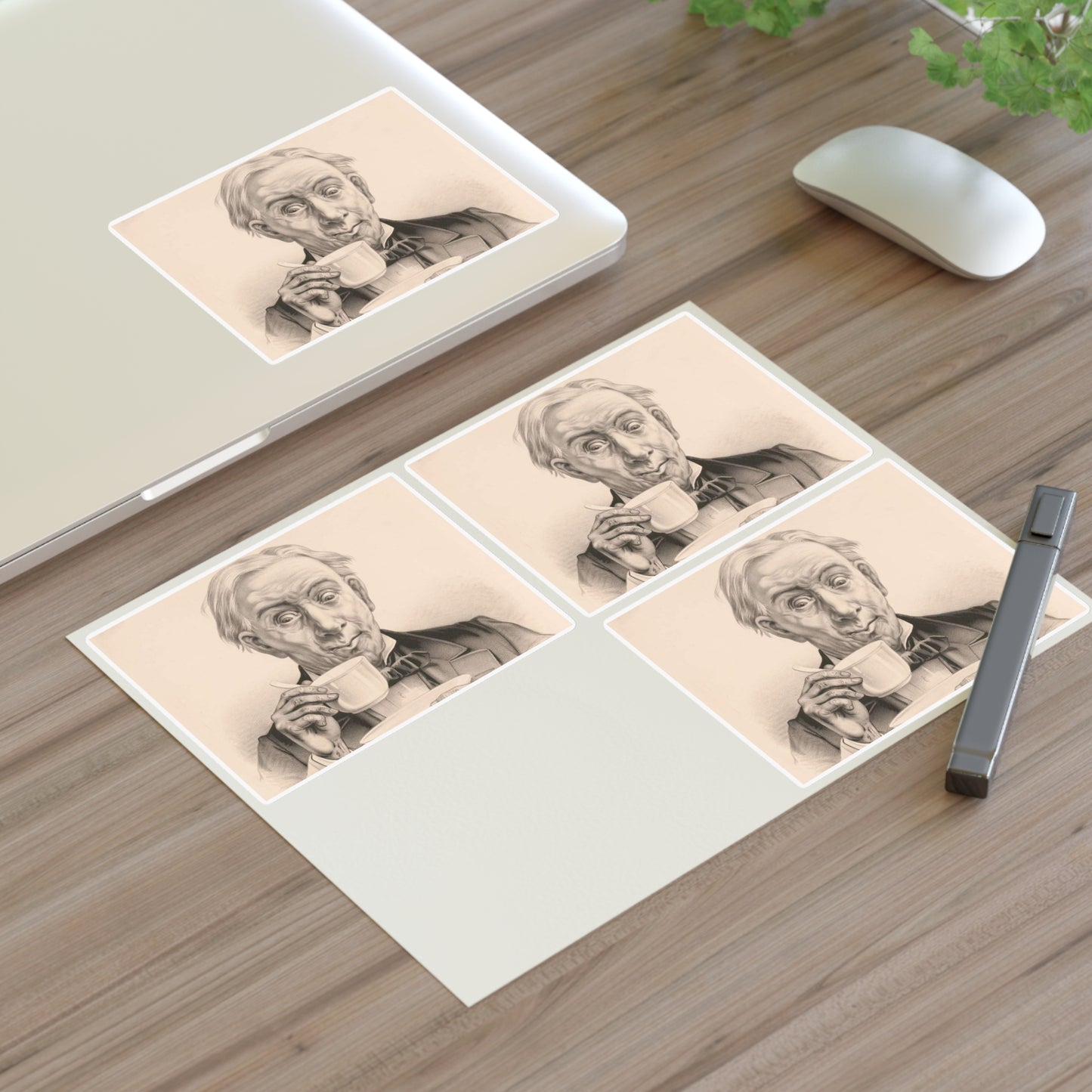 Delicious Coffee! - Print, Library of Congress collection Laminated UV Protective Vinyl Stickers