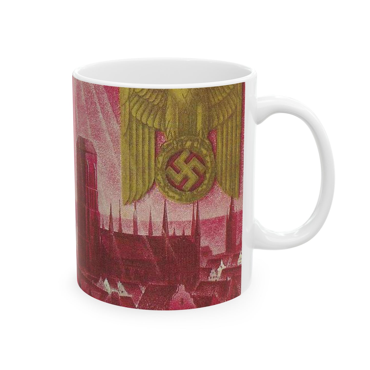 Nazi World War II poster Danzig is German Beautiful Novelty Ceramic Coffee Mug 11oz