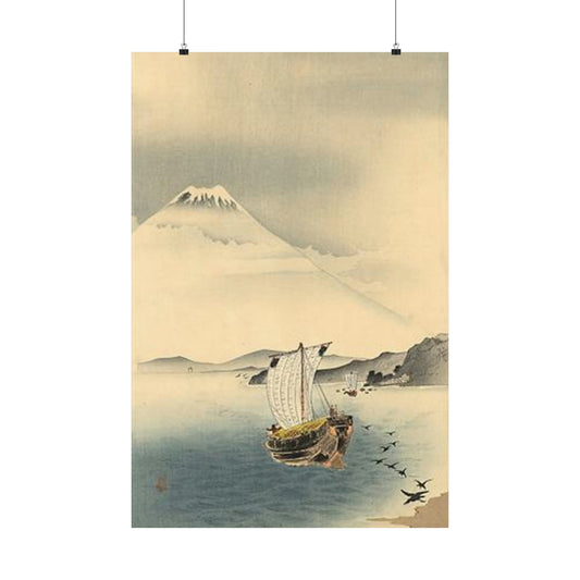 Koson - mount-fuji, Ohara Koson High Quality Matte Wall Art Poster for Home, Office, Classroom