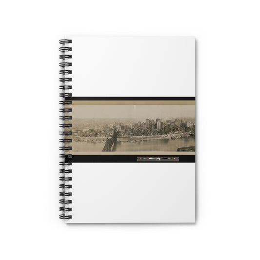 View of Pittsburgh from Mt. Washington Spiral Bound Ruled Notebook with Printed Cover