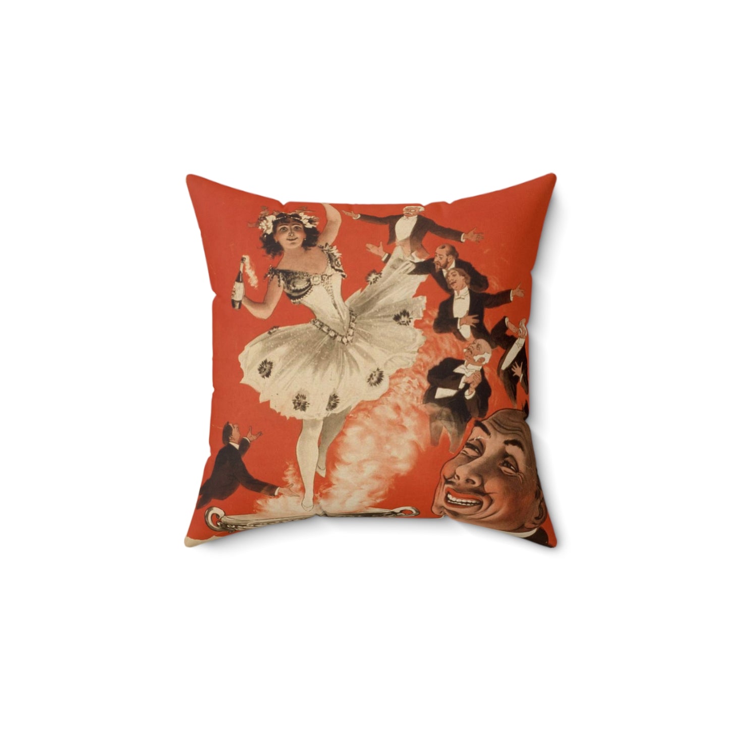 Bon Ton Burlesquers 365 days ahead of them all. Decorative Accent Square Pillow