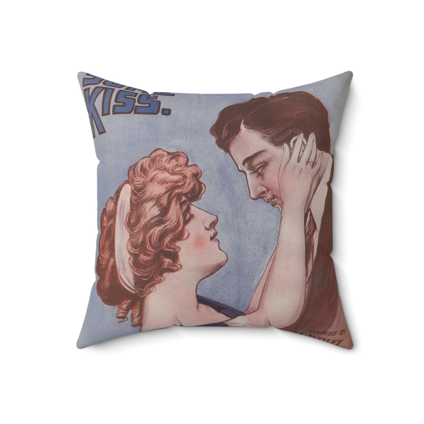 That's some kiss - Public domain American sheet music Decorative Accent Square Pillow