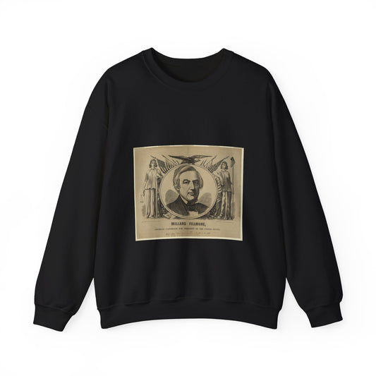 Millard Fillmore, American candidate for president of the United States Black Heavy Blend Adult Crew Neck SweatShirt