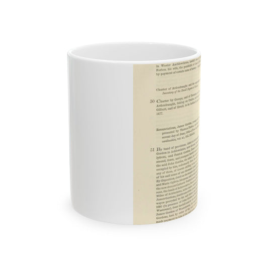 212 APPENDIX.   the twentieth day of May, 1674. — {From the Particular Register of Seisins for Aberdeenshire and  Kincardineshire Beautiful Novelty Ceramic Coffee Mug 11oz
