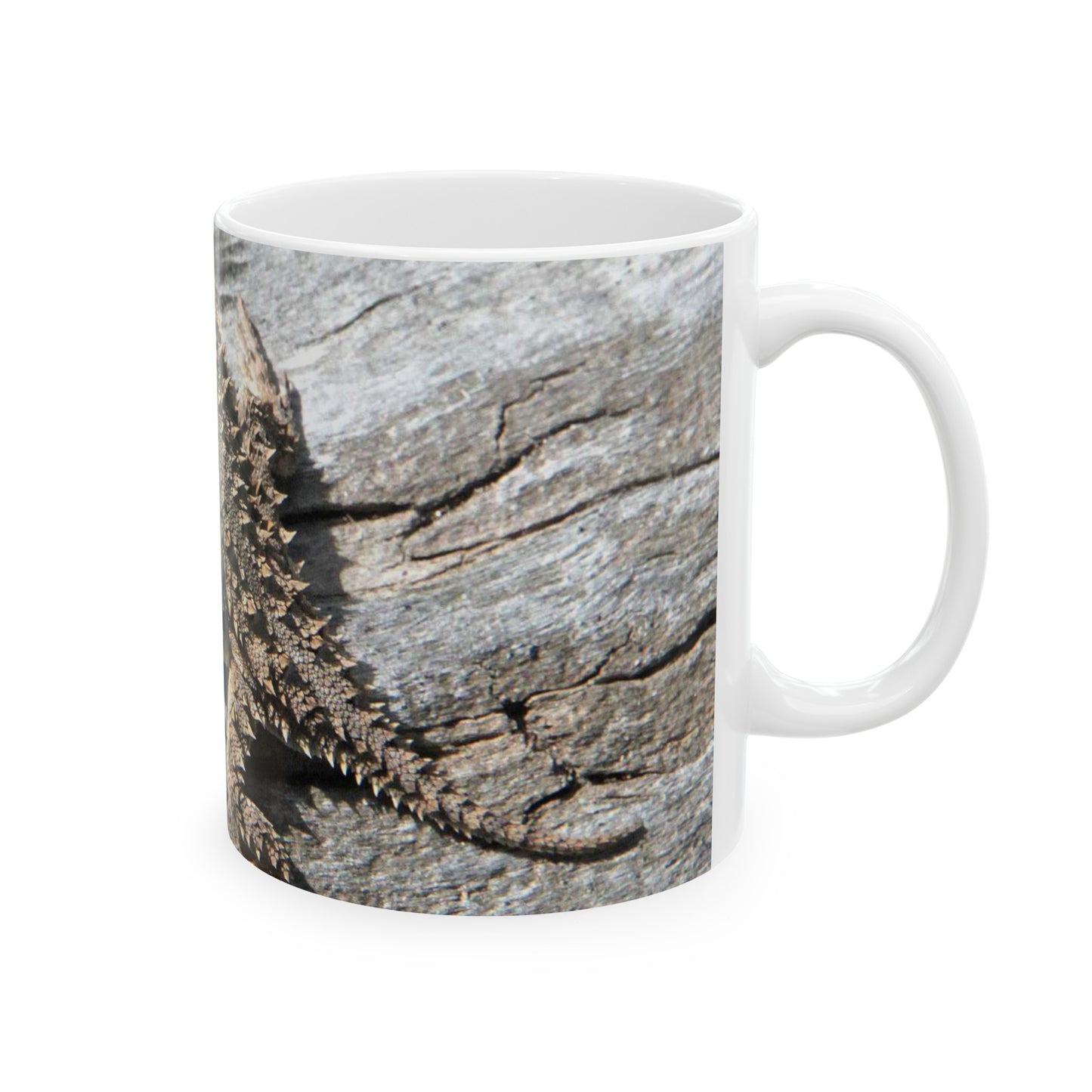 LIZARD, GREATER SHORT-HORNED (Phrynosoma hernandesi) (7-18-2015) juv, 7900 ft, west fork, san juan river, mineral co, co (2) (19990424570) Beautiful Novelty Ceramic Coffee Mug 11oz