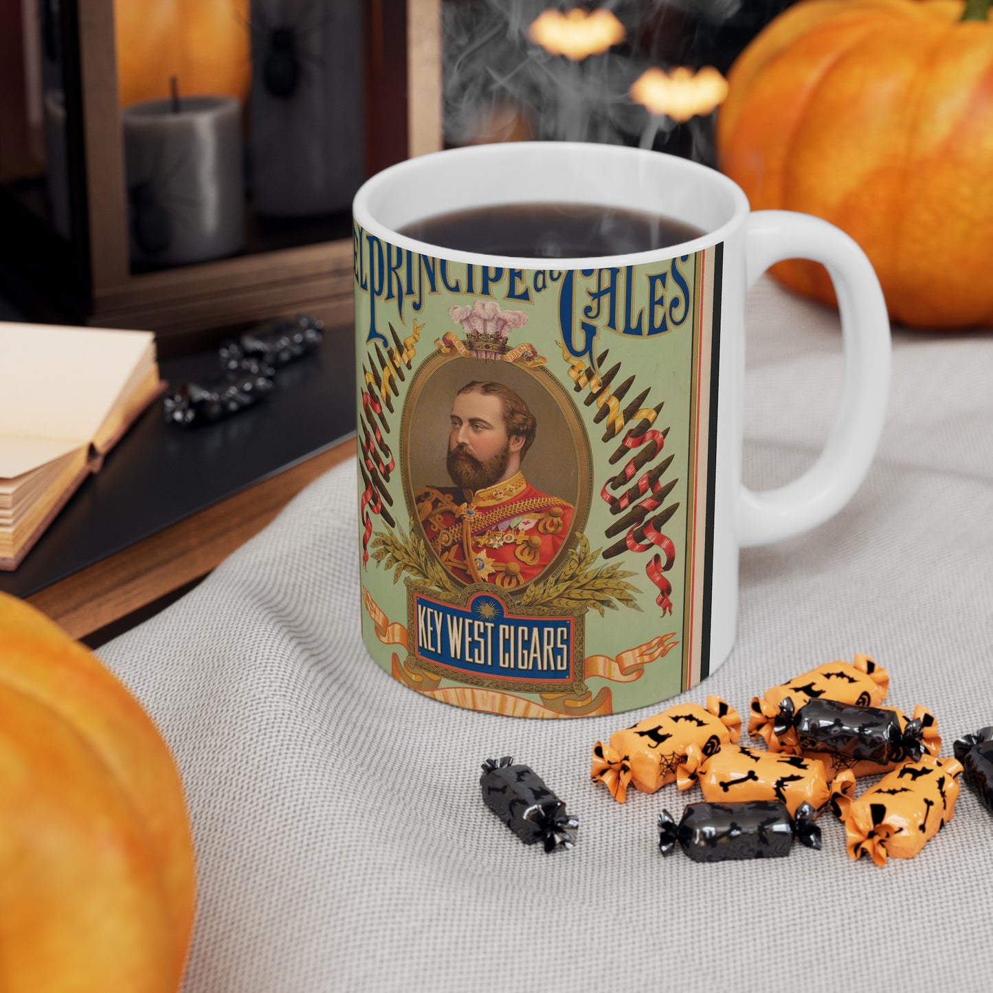 El principe de cales, Key West cigars Beautiful Novelty Ceramic Coffee Mug 11oz