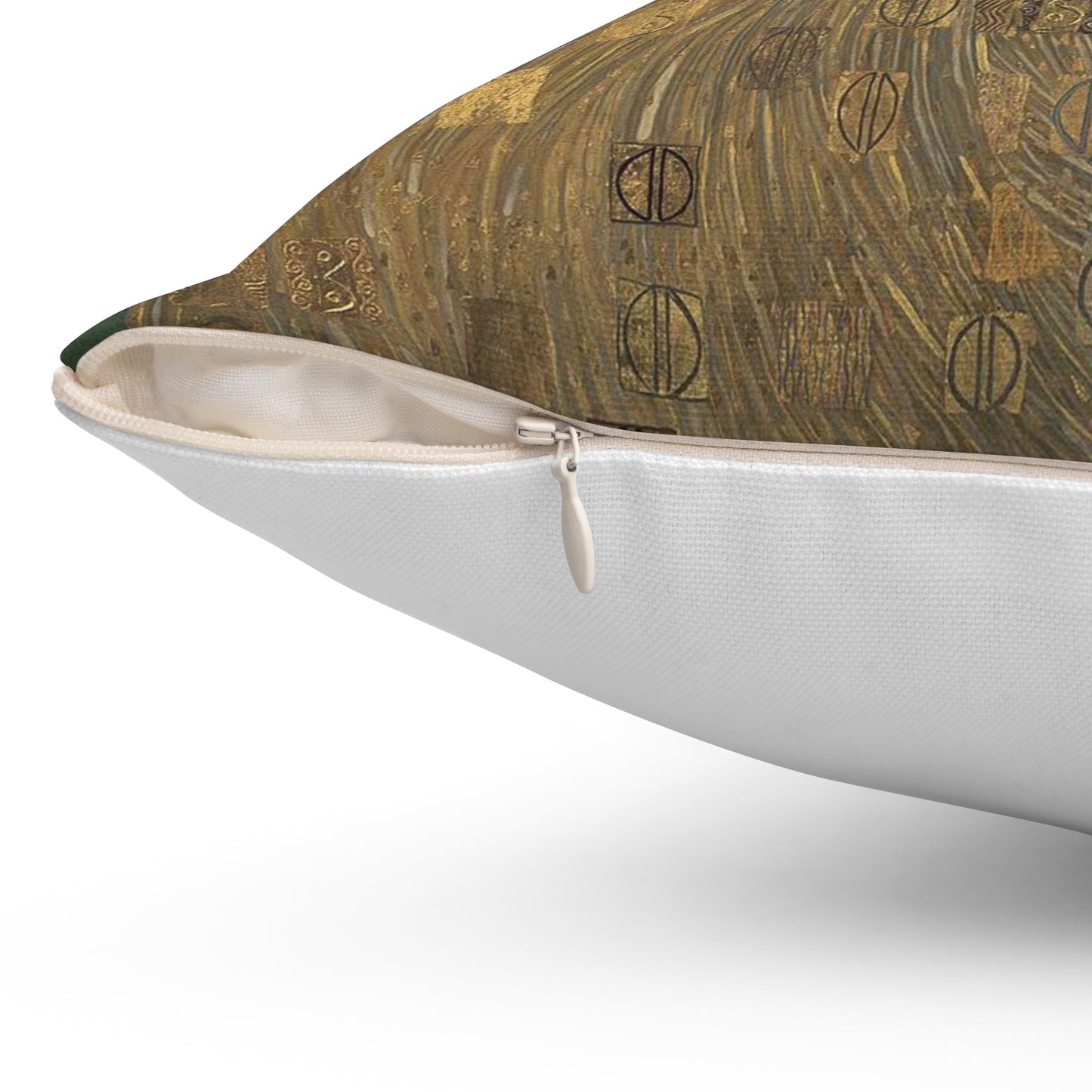 Gustav Klimt, 1907, Adele Bloch-Bauer I, Neue Galerie New York Decorative Accent Square Pillow