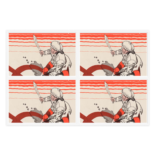 Stop Communism, Cold War American Propaganda poster Laminated UV Protective Vinyl Stickers