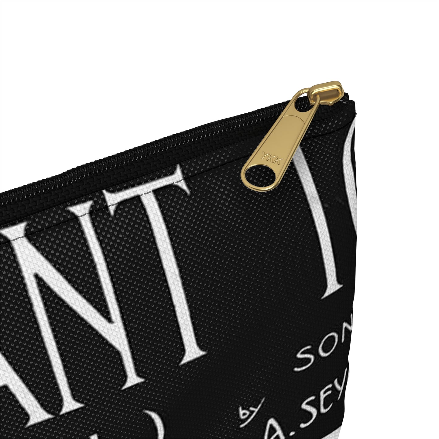 I don't want to (oh, come on) - Public domain American sheet music Large Organizer Pouch with Black Zipper