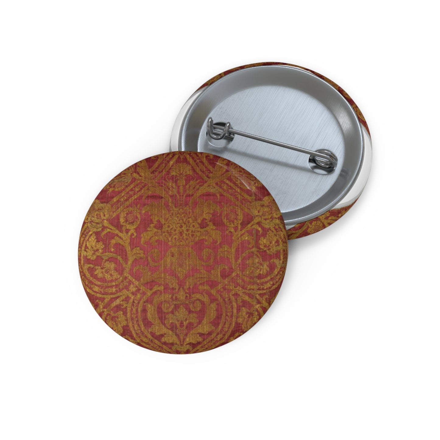 Piece, 15th century - Public domain dedication museum photo Pin Buttons with Crisp Design