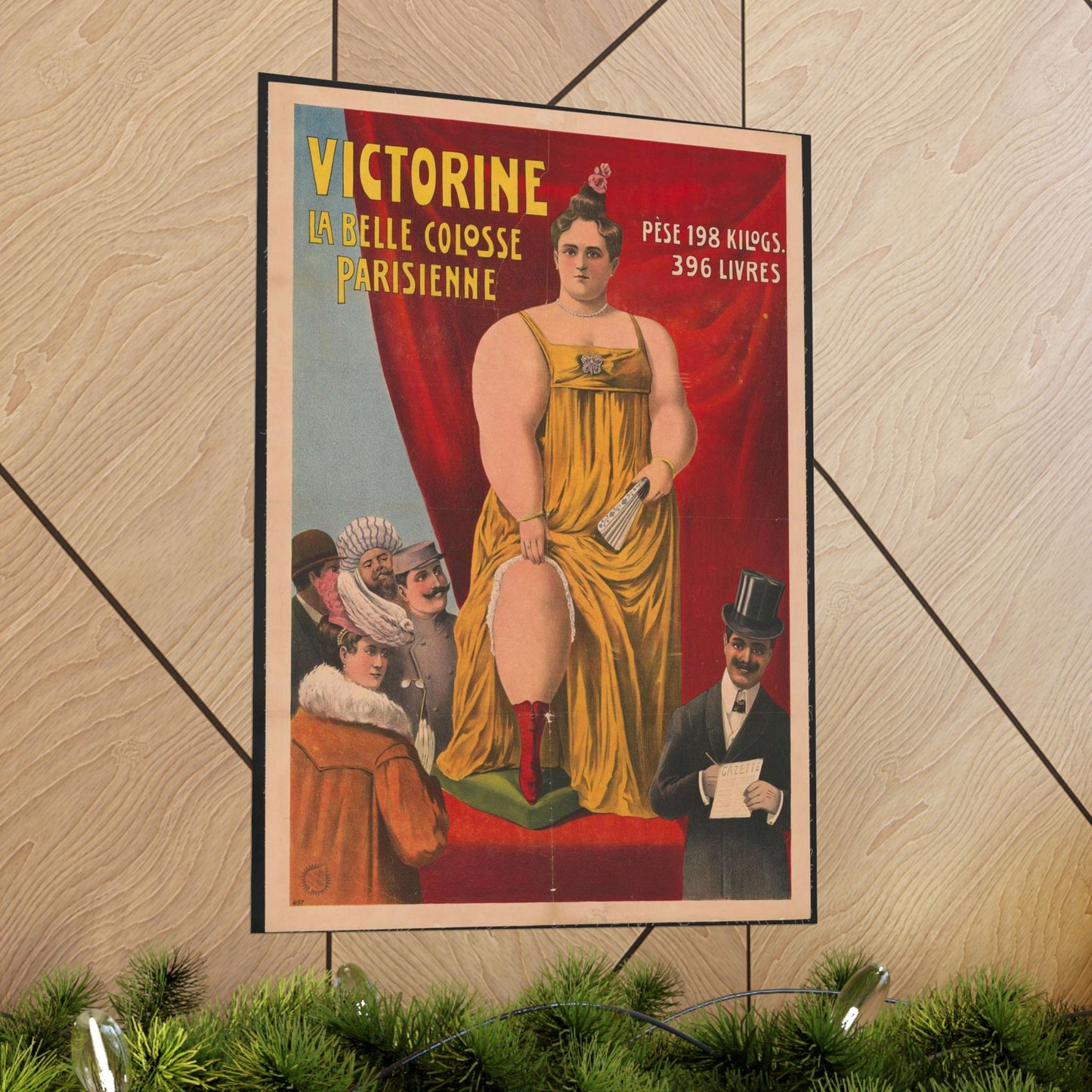 Victorine - La bele colosse Parisienne High Quality Matte Wall Art Poster for Home, Office, Classroom