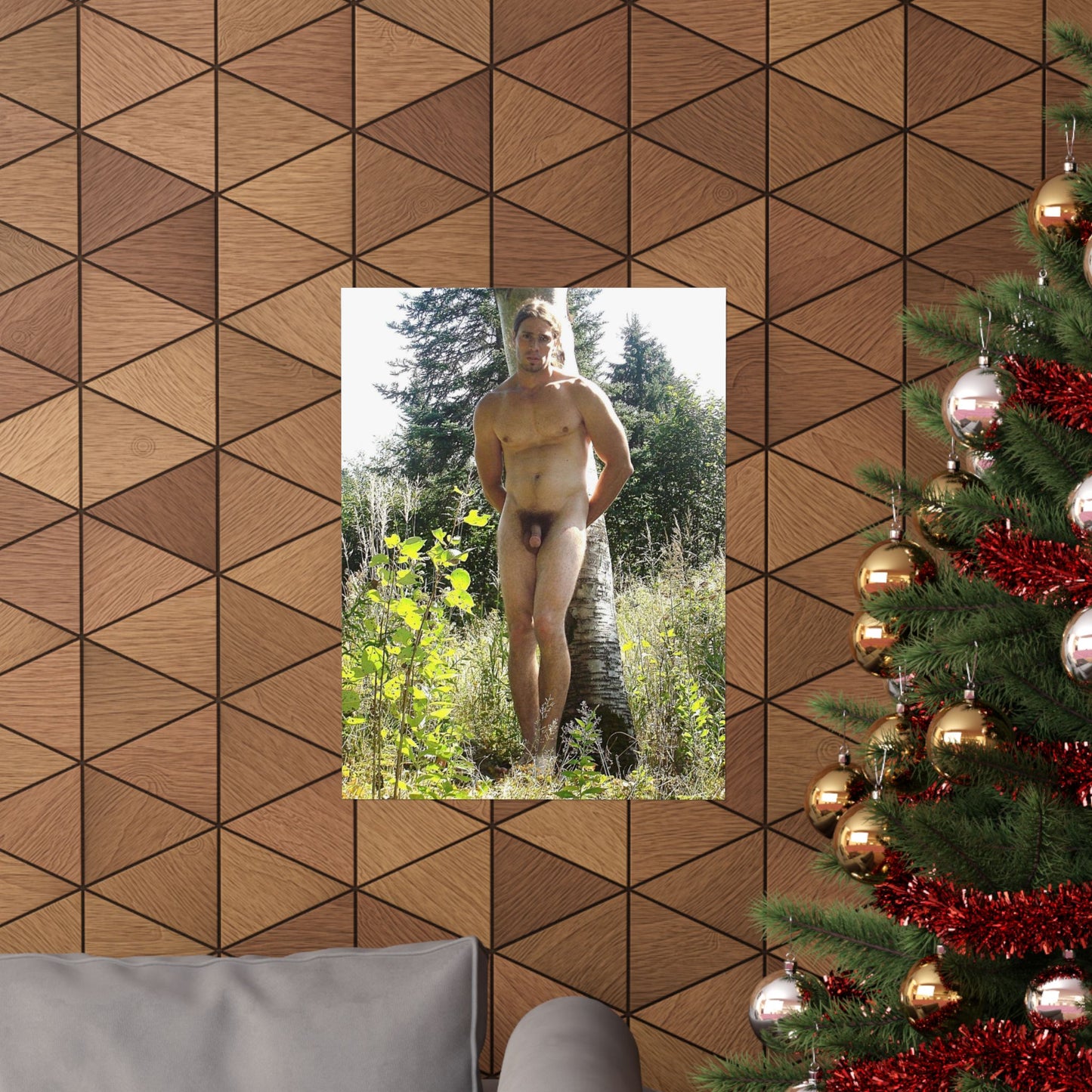 Naturist in summer 1988 High Quality Matte Wall Art Poster for Home, Office, Classroom