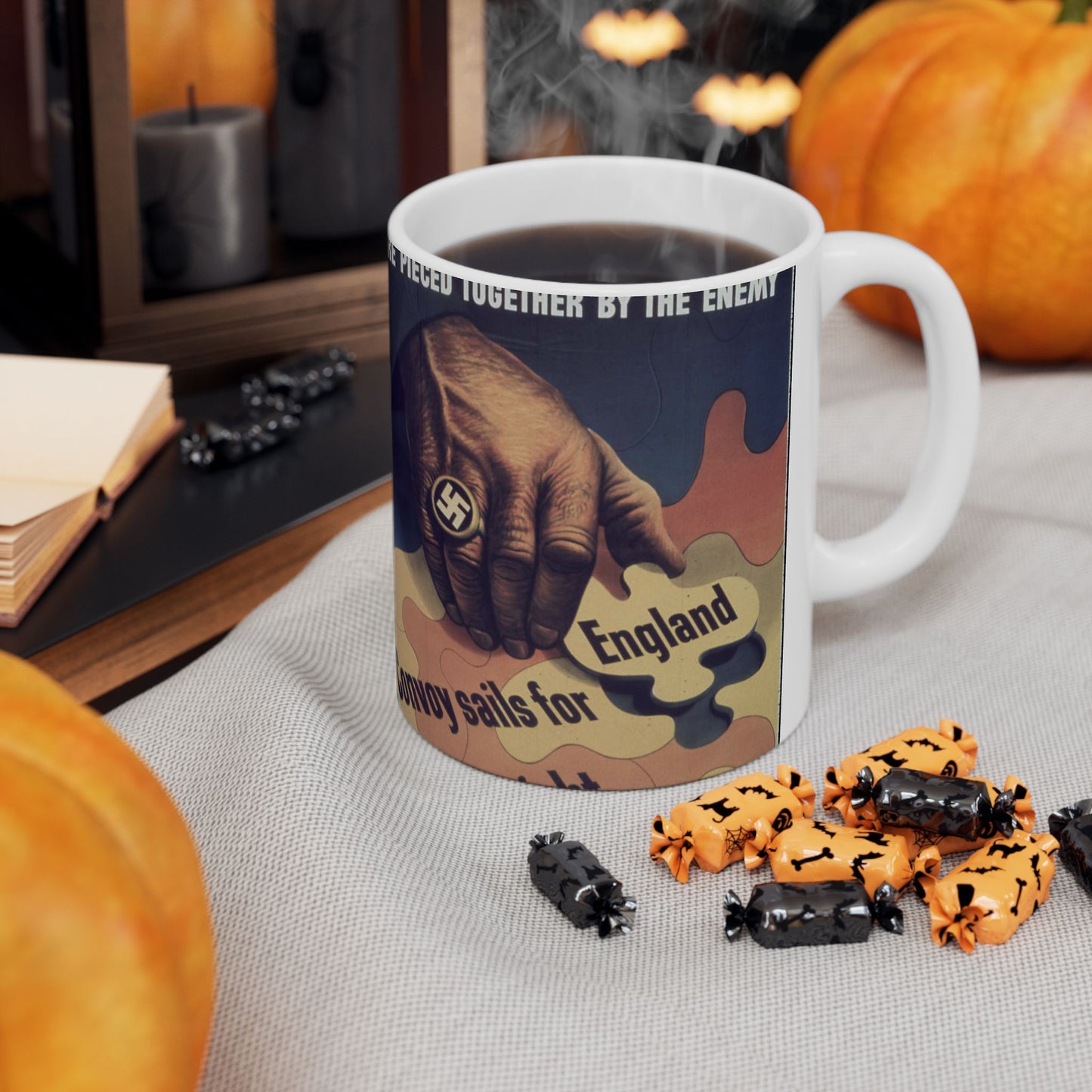 "Bits of careless talk are pieced together by the enemy" - NARA - 513972 Beautiful Novelty Ceramic Coffee Mug 11oz