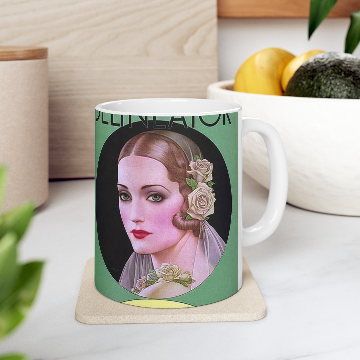 Delineator 1931-06 - Art Deco public domain image Beautiful Novelty Ceramic Coffee Mug 11oz