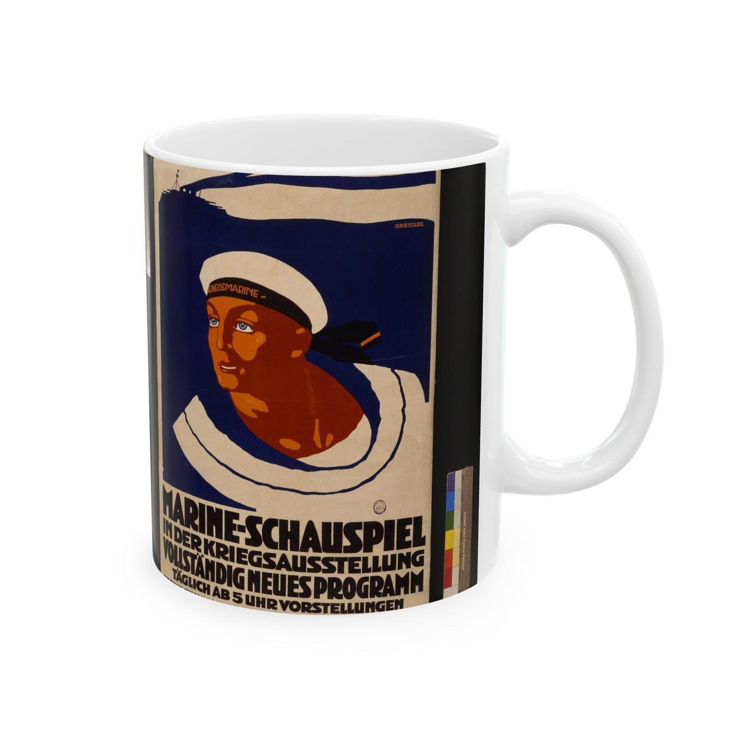 Marine-schauspiel in der Kriegsausstellung ... / Griessler. Beautiful Novelty Ceramic Coffee Mug 11oz