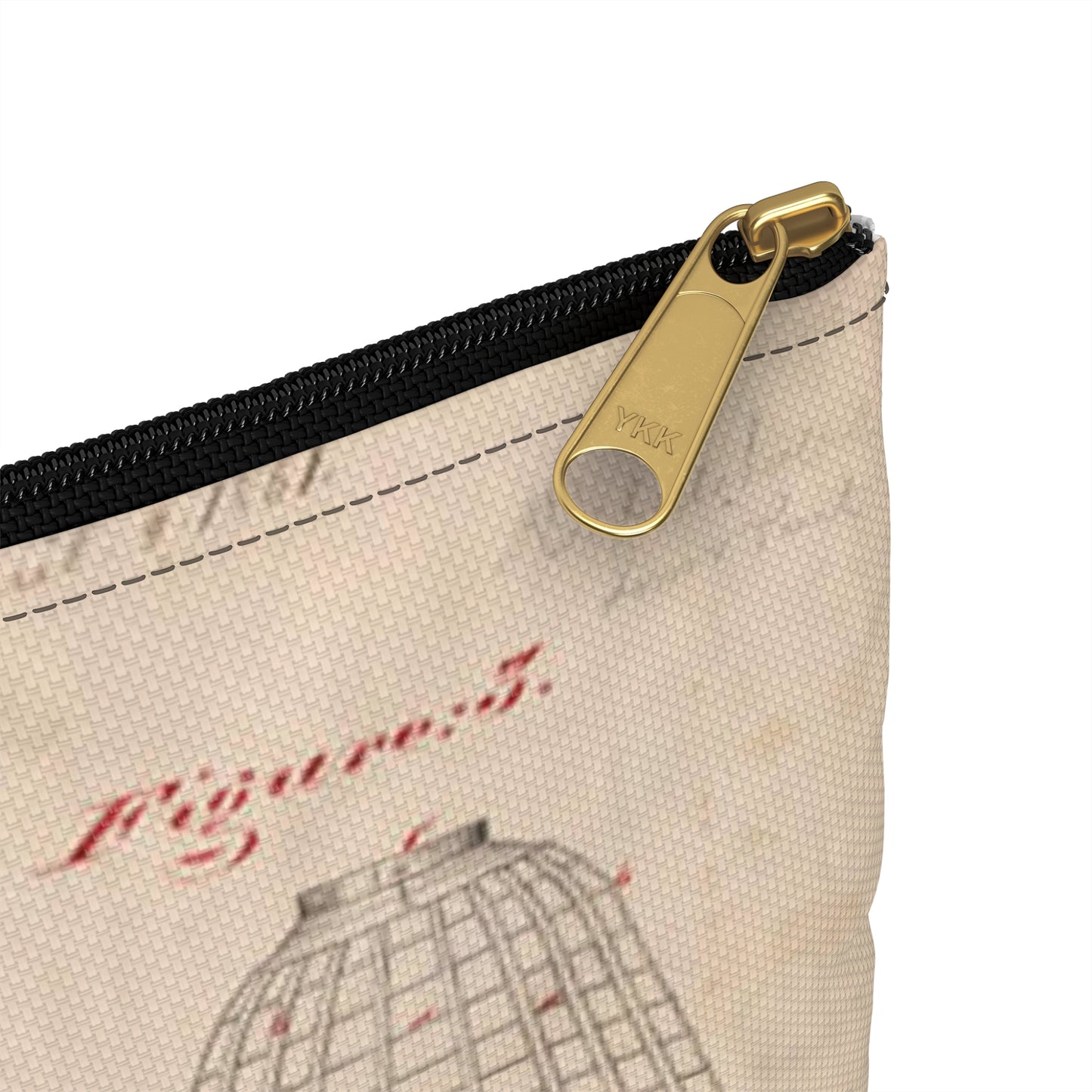 Patent drawing - Drawing of Improvements in Hoop Skirts Public domain  image Large Organizer Pouch with Black Zipper