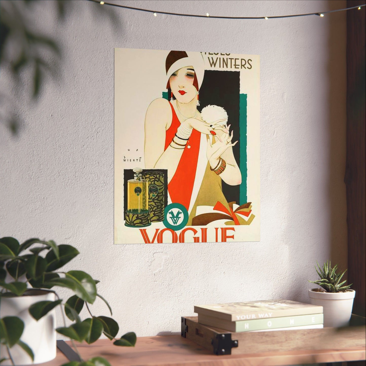 1926 1927 circa Jupp Wiertz Plakat Das Parfüm dieses Winters - Vogue, Firma F. Wolff & Sohn, Karlsruhe High Quality Matte Wall Art Poster for Home, Office, Classroom