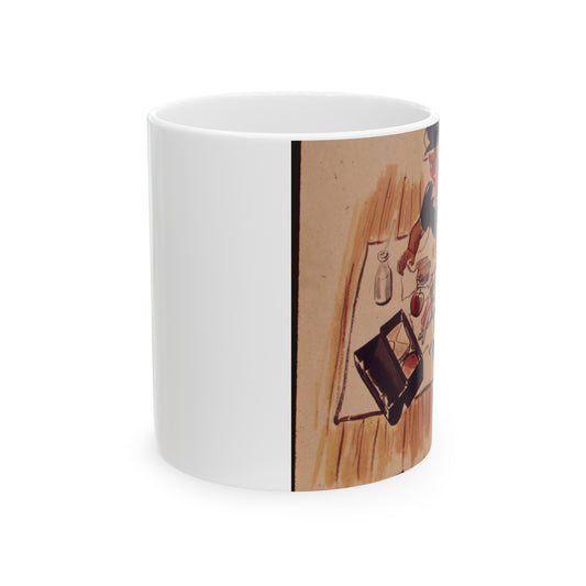 "Jenny on the job - Eats man sized meals" - NARA - 514683 Beautiful Novelty Ceramic Coffee Mug 11oz