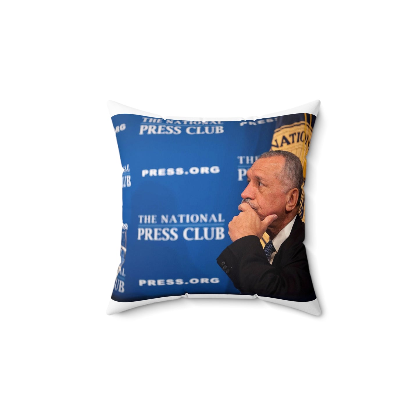 Commercial Human Spaceflight Press Conference Decorative Accent Square Pillow