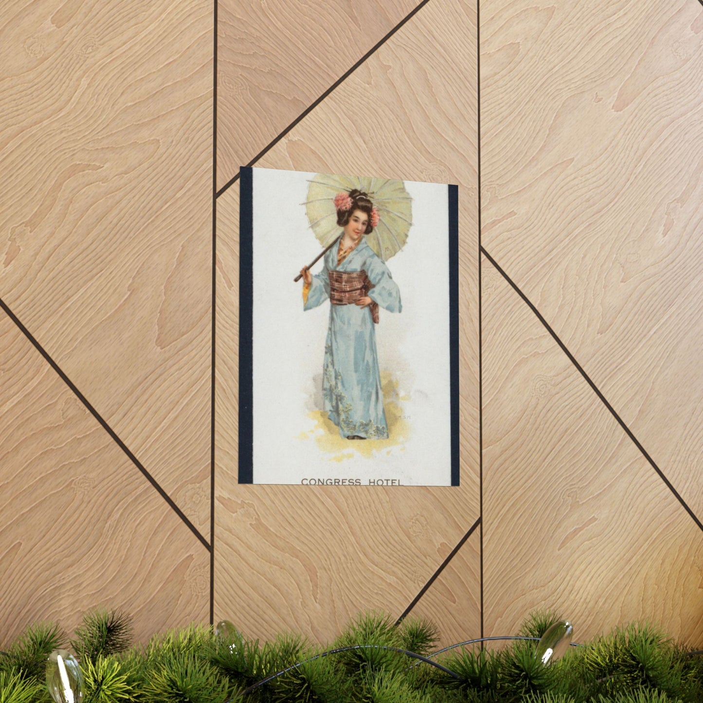 TEA [held by] JAPANESE TEA ROOM [at] "CONGRESS HOTEL, CHICAGO IL" (REST;) High Quality Matte Wall Art Poster for Home, Office, Classroom