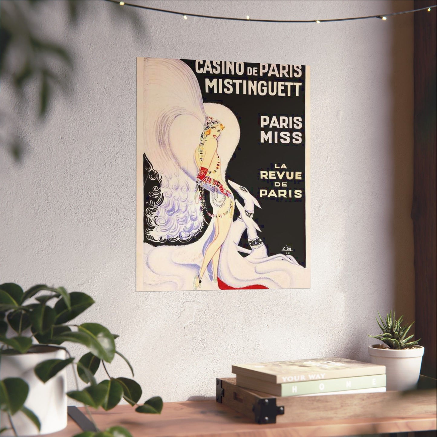 Louis Gaudin - La Revue de Paris 1930 High Quality Matte Wall Art Poster for Home, Office, Classroom