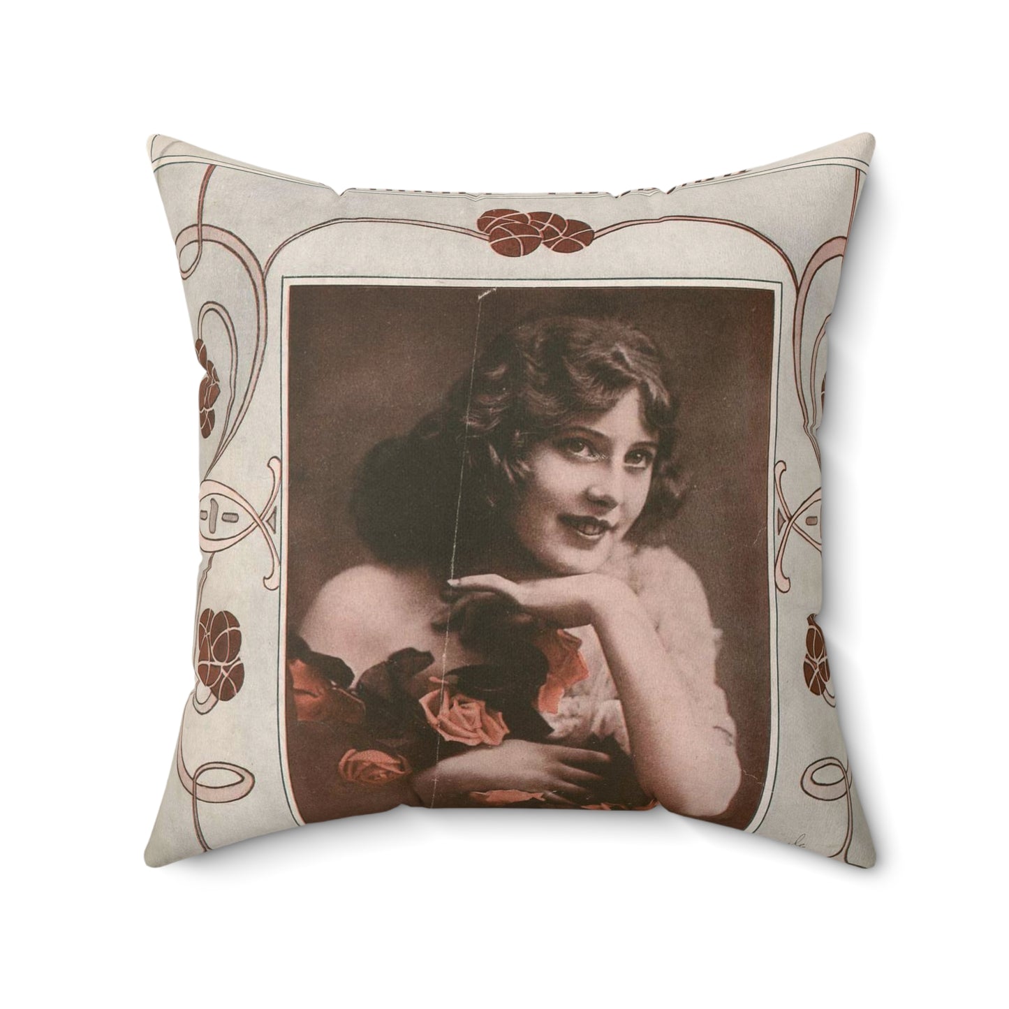 My own Marie - Public domain American sheet music Decorative Accent Square Pillow