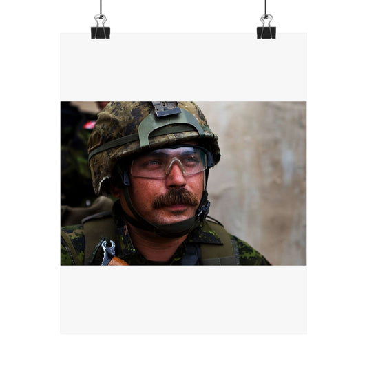 Cpl. Dean Disotell, a heavy-machine gunner with Company High Quality Matte Wall Art Poster for Home, Office, Classroom