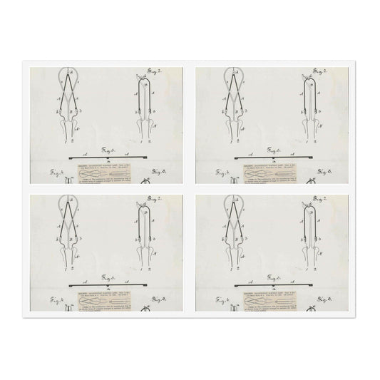 Patent drawing - for T. A. Edison's Incandescent Electric Lamp Public domain  image Laminated UV Protective Vinyl Stickers