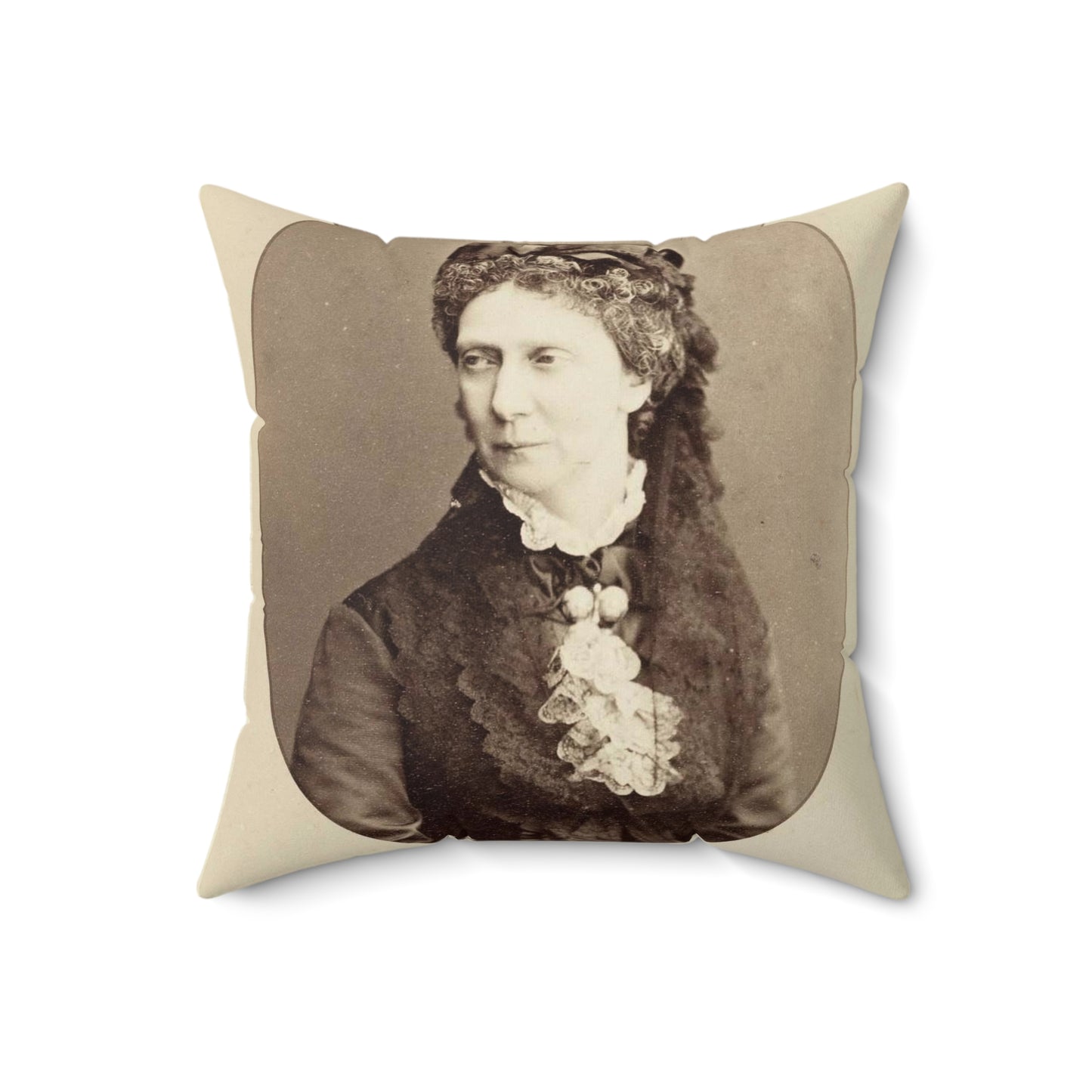 Maria Alexandrovna (Marie of Hesse) Decorative Accent Square Pillow