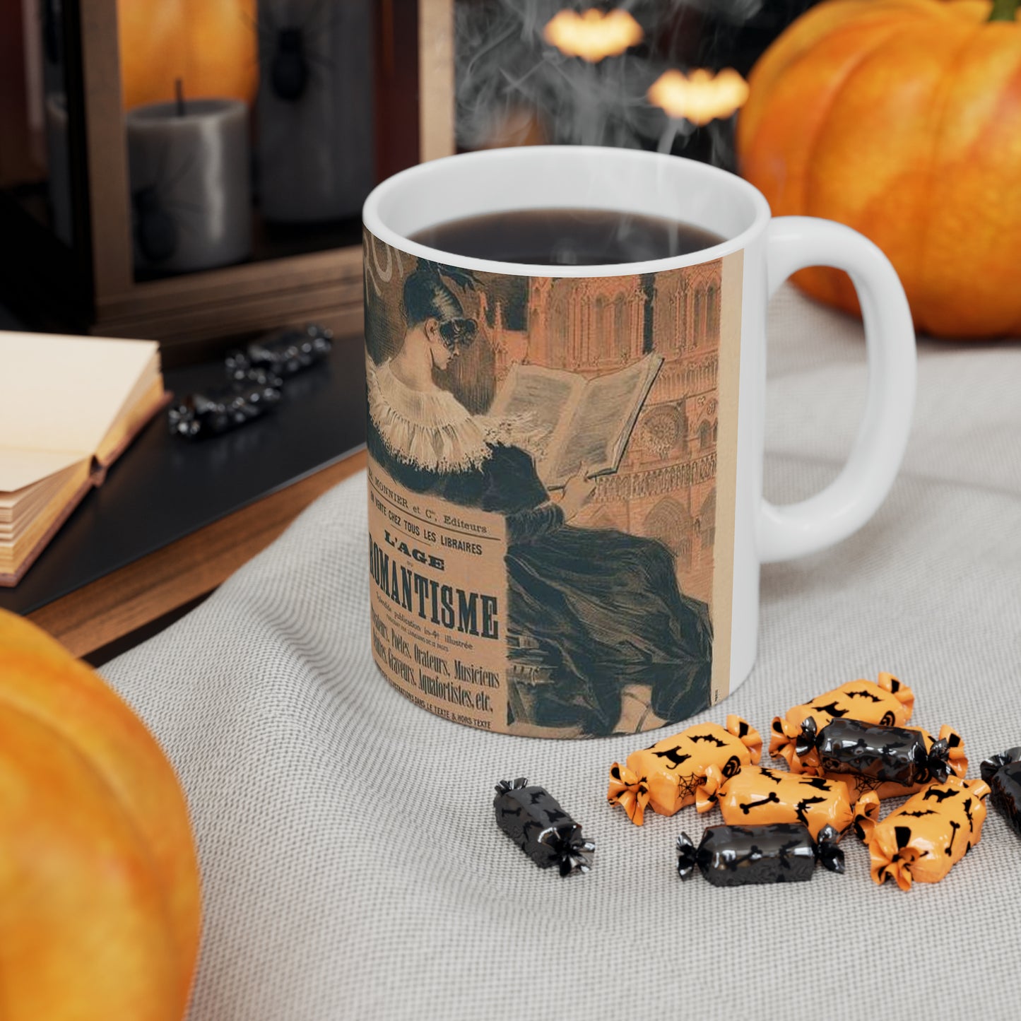 Affiche pour la "Librairie Romantique". Beautiful Novelty Ceramic Coffee Mug 11oz