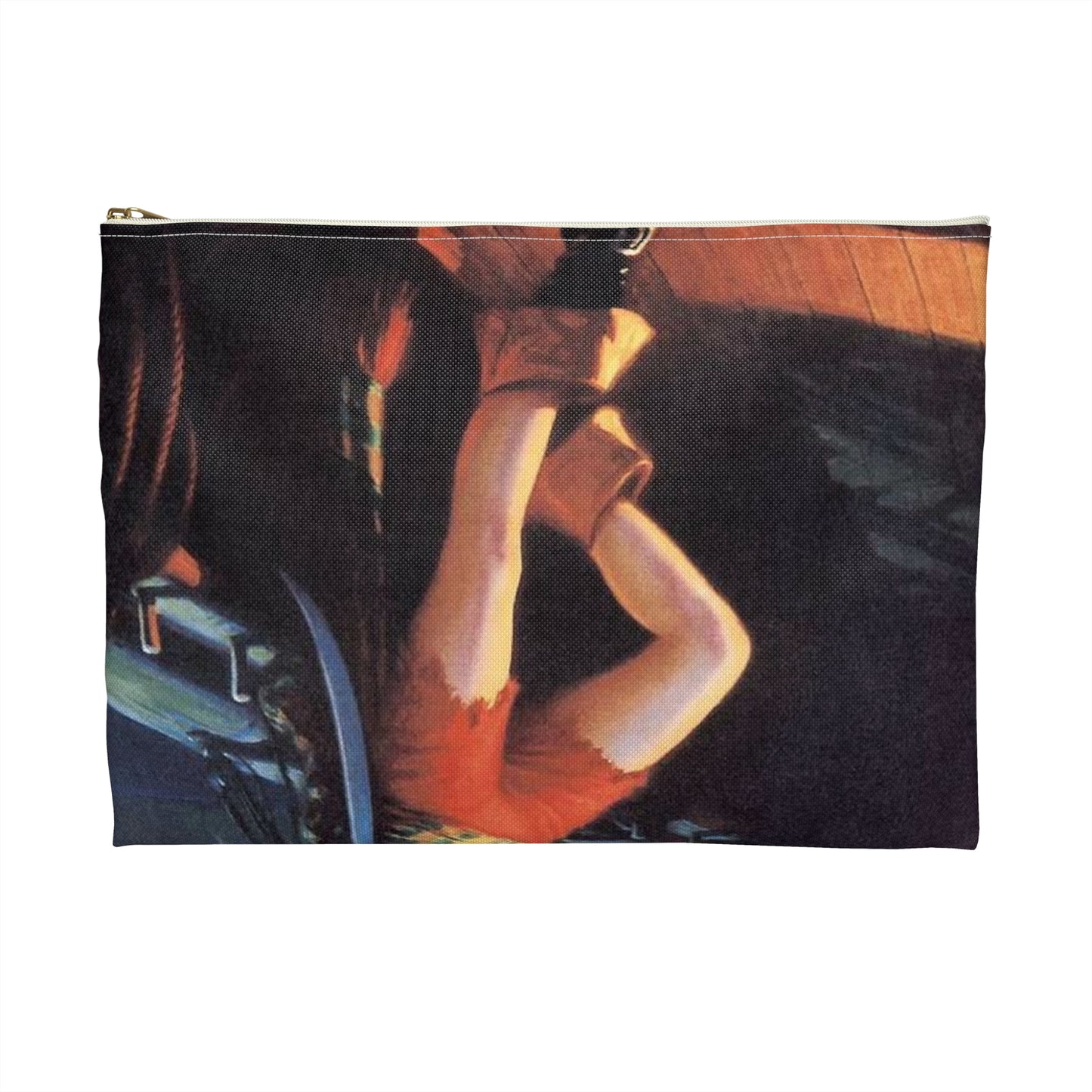 “Adventuress”, painting by Edward Mason Eggleston, 1929 Large Organizer Pouch with Black Zipper